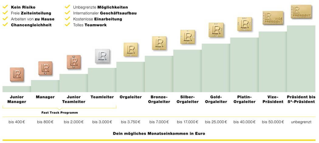 Die LR Karrierestufen