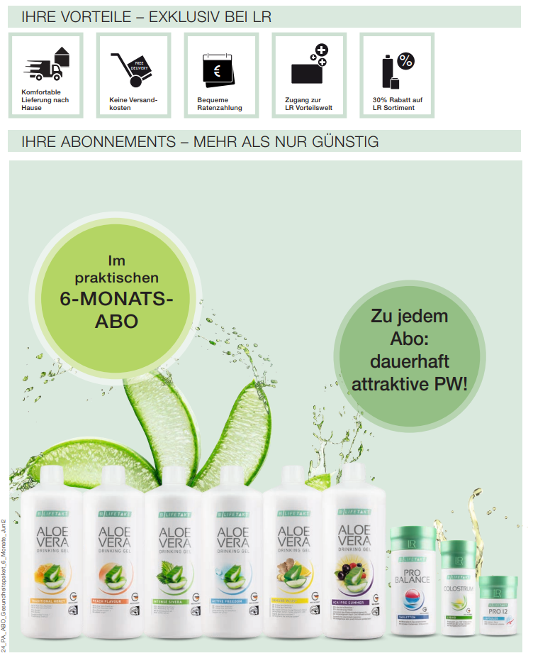 Abo Aloe Vera Partnerantrag